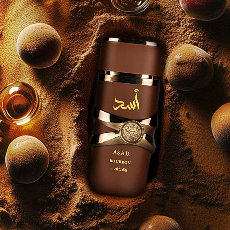 100ml Asad Bourbon Lattafa7 High Quality Arabic Dubai Middle East Men and Women Perfume