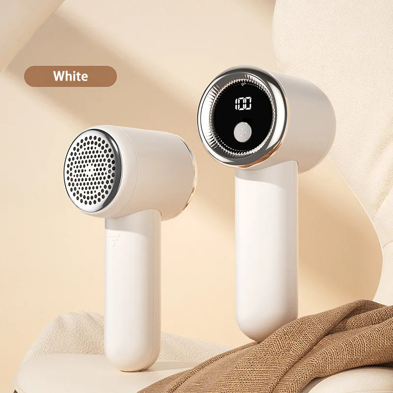 Electric Hair Remover Fabric Shaver Digital Display Portable Cordless Usb Rechargeable For Socks Sweater Sofa Quick Lint Trimmer