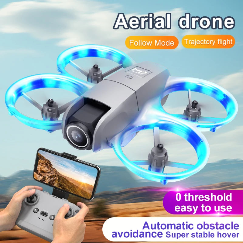 Remote-controlled drone, high-definition dual camera, intelligent positioning, 2.4-inch display screen, multiple operations