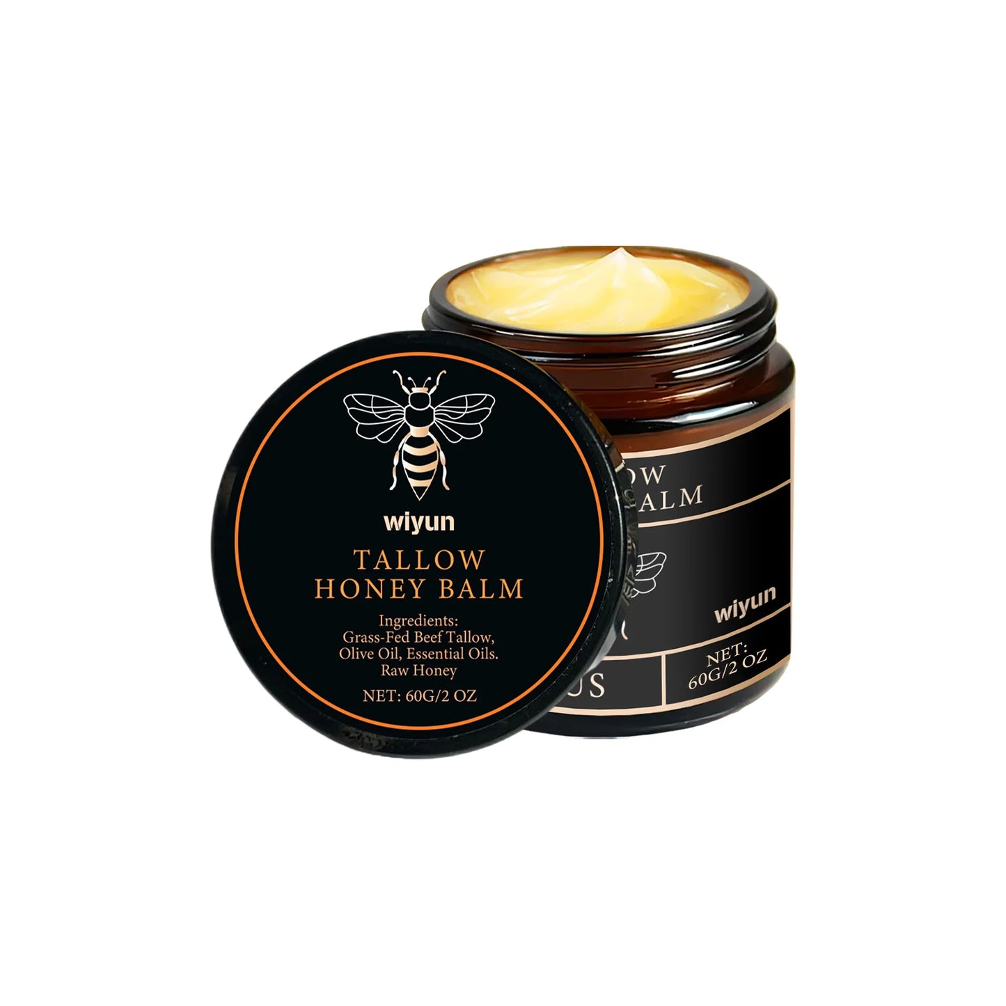 Beef Tallow Face Cream Improve Dry Dullness Lift Facial Brightening Skin Care Products Smooth Fine Lines Moisturizing Body Cream