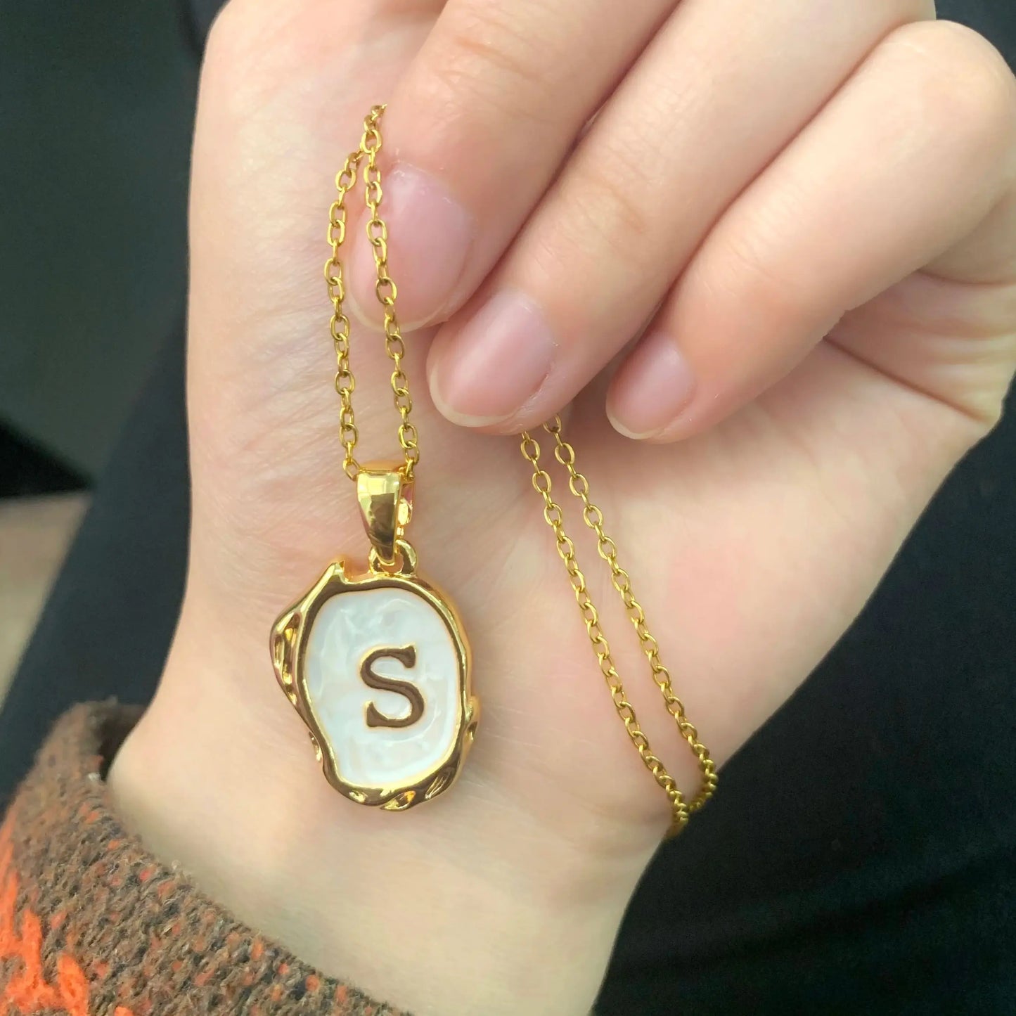 Y2K 26 Letter Pendant Necklaces for Women Alphabet A-Z Initials Sweet Cool Girl Punk Necklace Aesthetic Stainless Steels Jewelry