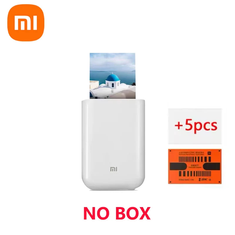 Original Xiaomi Mini Photo Printer/Print Photo Paper Inkless Technology Multifunctional AR Video Printing Bluetooth Portable