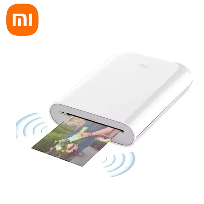 Original Xiaomi Mini Photo Printer/Print Photo Paper Inkless Technology Multifunctional AR Video Printing Bluetooth Portable