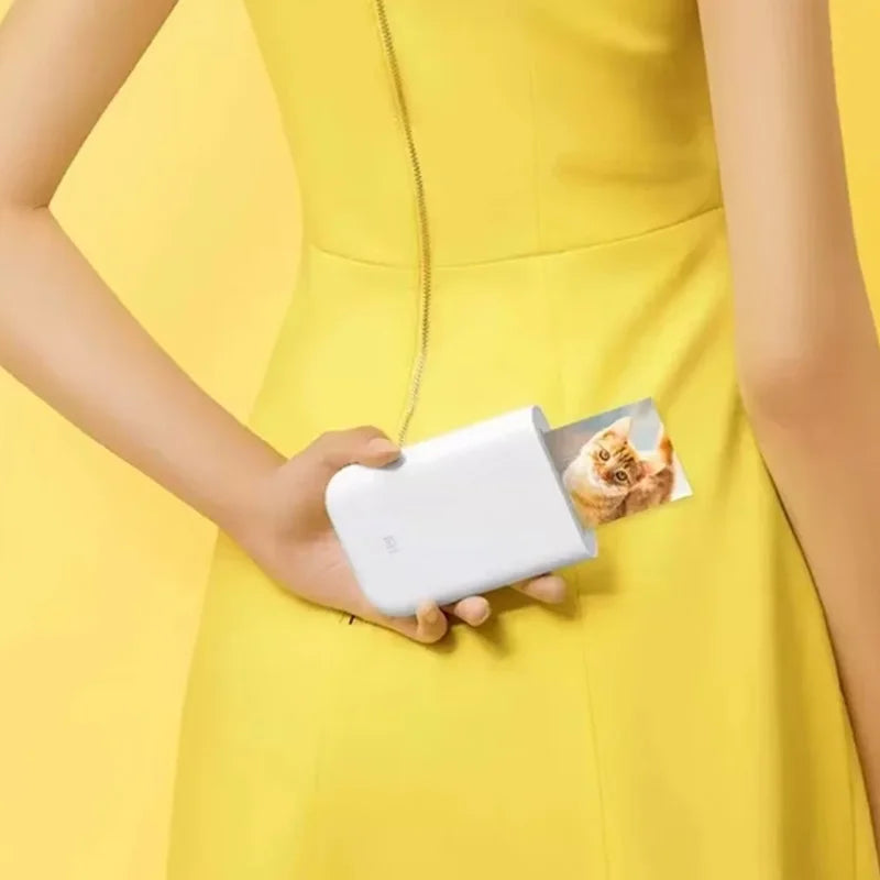 Original Xiaomi Mini Photo Printer/Print Photo Paper Inkless Technology Multifunctional AR Video Printing Bluetooth Portable