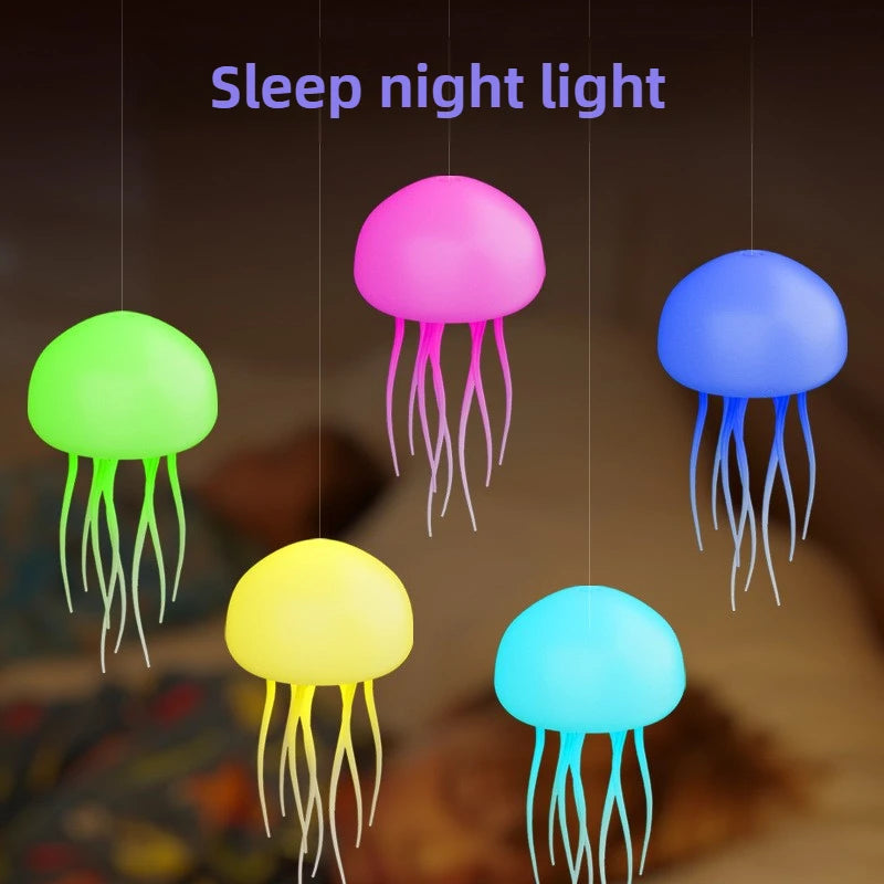 The New Light Is Full Color Gradient and Long-lasting, and The Voice-controlled Jellyfish Lamp Atmosphere