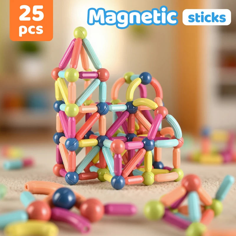 Magnetic Sticks for Kids Magnetic Constructor Blocks Set Magnet Stick Building Blocks Toys Children Montessori Educational Toys