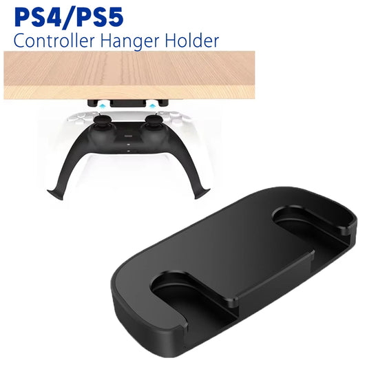 Gamepad Collect Holder Bracket for PS4 PS5 Controller, PS4/PS5 Game Controller Hanger Holder, Under Table Hanging Storage Rack