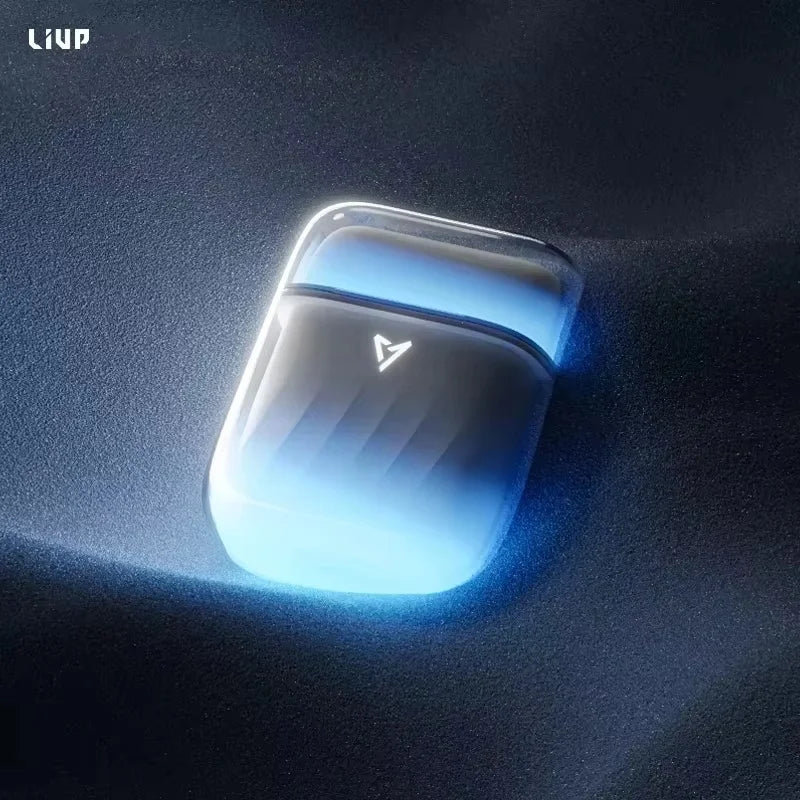 Liup Lp1 Bluetooth Wireless Earphone Luminous Quicksand Earbuds Custom Gaming Noise Reduction Headphones Low Latency Earphones