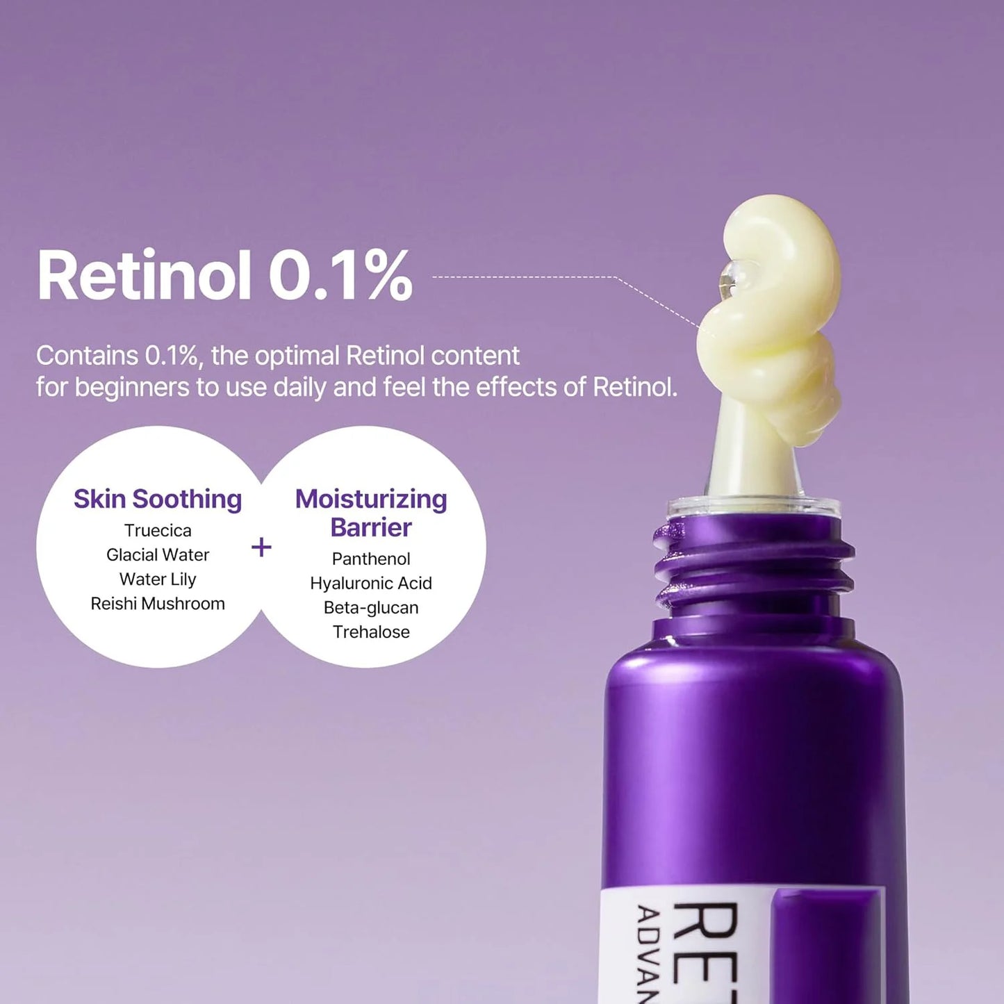 Retinol Intense Advanced Triple Action Eye Cream Anti Aging for Fine Lines – Brightens Dark Circles and Face Serum Set For Skin