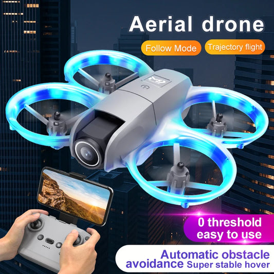 Remote-controlled drone, high-definition dual camera, intelligent positioning, 2.4-inch display screen, multiple operations